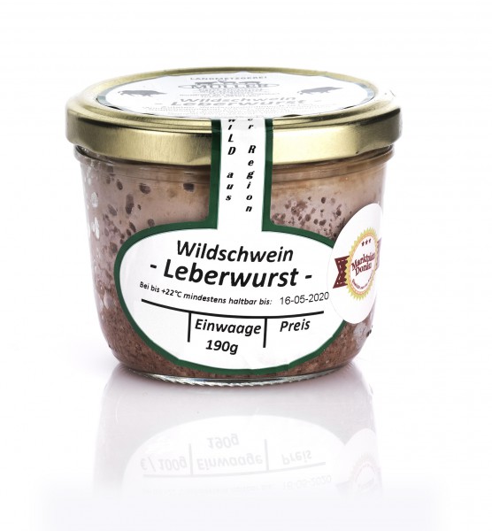 Wildschwein-Leberwurst